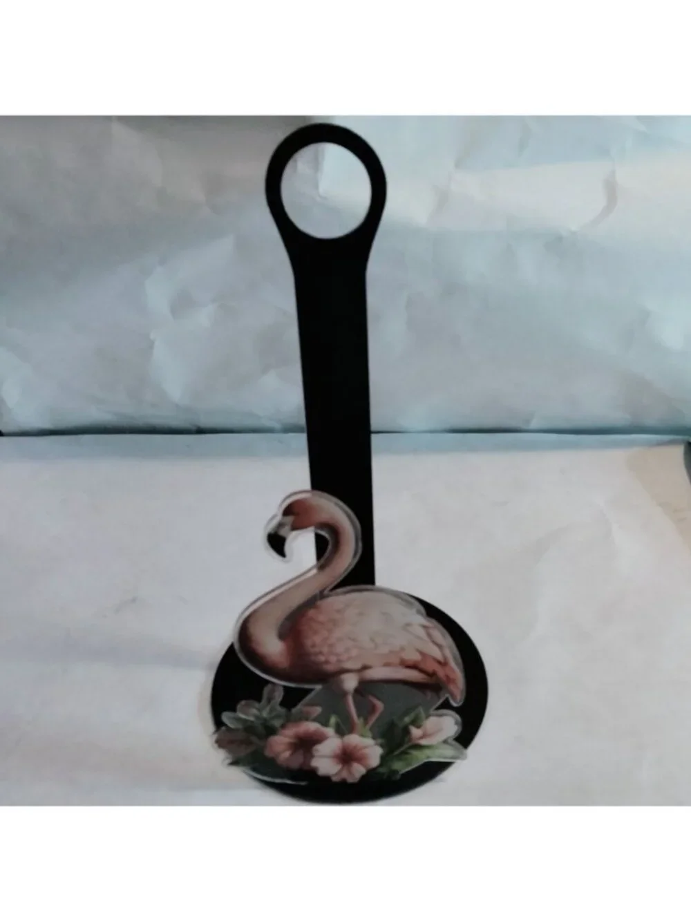 Flamingo Toilet Paper Holder Decorative Stand Spare Rolls